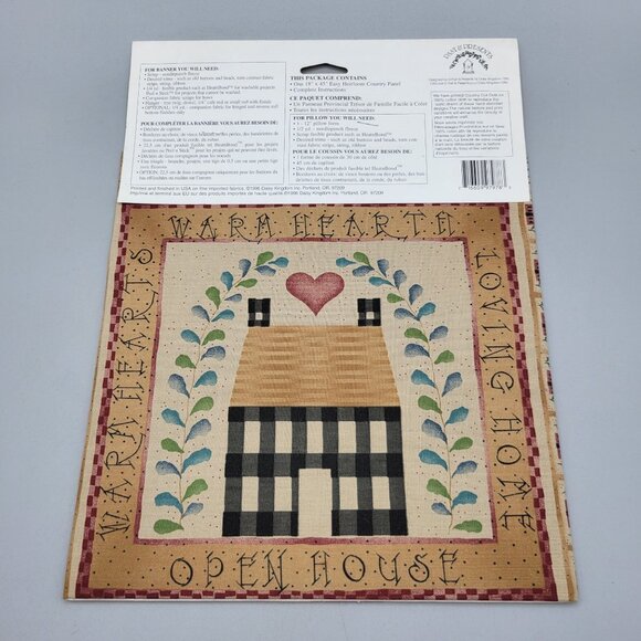 Daisy Kingdom Country Easy Heirlooms Marcias Sampler Panel - Picture 3 of 8